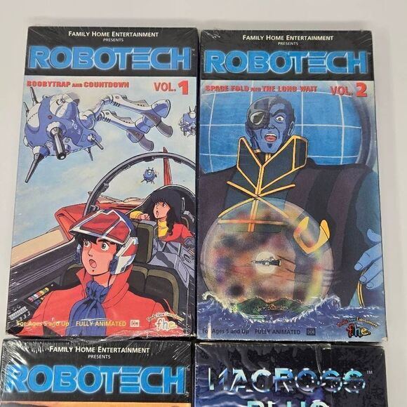 VINTAGE MANGA ANIME VHS ROBOTECH VOL 1-3 FHE MACROSS PLUS LOT OF 4 TAPES - Picture 2 of 4